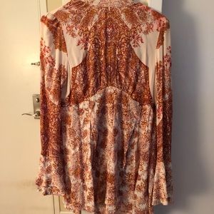 NWT Free People Paisley Tunic